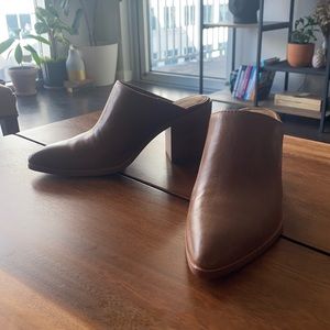 Frye Leather Mules